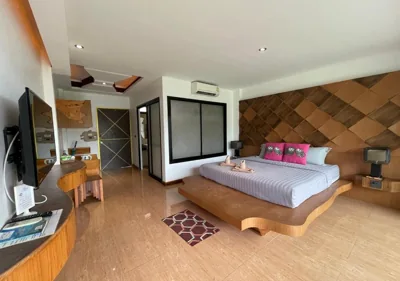 Deluxe Double Room with Balcony — AC 2 Resort