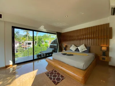Deluxe Double Room with Balcony and Sea View — AC 2 Resort