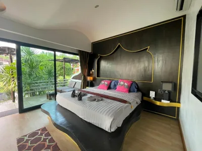 Deluxe Double Room with Sea View — AC 2 Resort