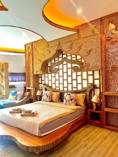Family Room with Side Sea View — AC 2 Resort